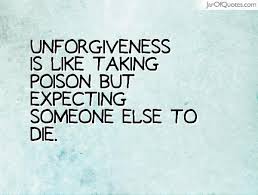 unforgiveness