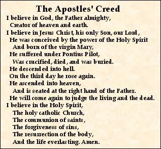 apostles creed