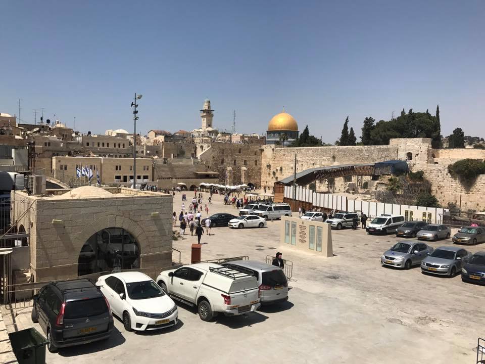 Western wall view