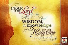 wisdom fear of the Lord