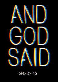 And God said